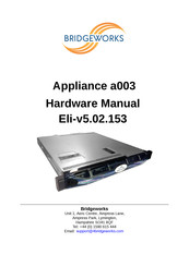 Bridgeworks Appliance a003 Hardware Manual