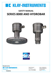 KLAY-INSTRUMENTS 8000 Series Safety Manual