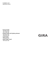 Gira Light Profile
1343 26/27/28 Installation And Operating Manual