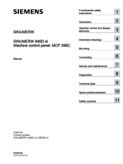 Siemens SINUMERIK 840 sl Manual