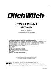 DitchWitch JT2720 Mach 1 Manual