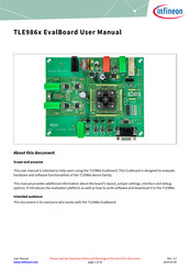 Infineon TLE986 Evalboard Series User Manual