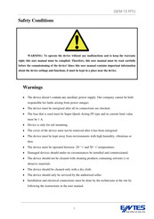 Entes GEM-15 RTU Manual