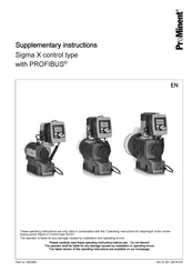ProMinent Sigma X Supplementary Instructions Manual
