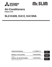 Mitsubishi Mr. Slim SLZ-KA15NA Operation Manual
