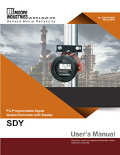 Moore Industries SDY User Manual