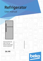 Beko RDP 7501 W User Manual