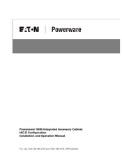 Eaton Powerware 9390 IAC-D Installation And Operation Manual