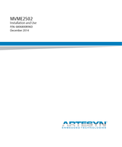Artesyn MVME2502 Installation And Use Manual