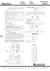 Electrex PLUS96 Y Instructions