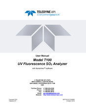 TELEDYNE API T100 User Manual
