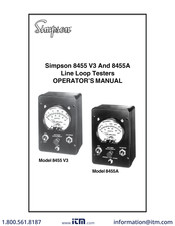 Simpson 8455A Operator's Manual