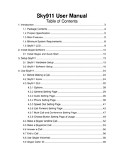 Regin Tech Sky911 User Manual