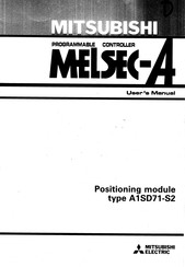 Mitsubishi MELSEC-A A1SD71-S2 User Manual
