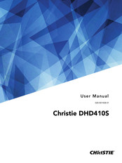 Christie DHD410S User Manual