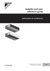 Daikin FDA125A5VEB Installer And User Reference Manual