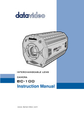 Datavideo BC-100 Instruction Manual