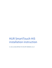 HUR SmartTouch Hi5 Installation Instruction