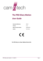 CamNtech PRO-Diary Motion User Manual