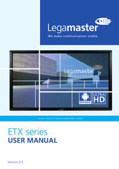 Legamaster ETX-8610UHD User Manual