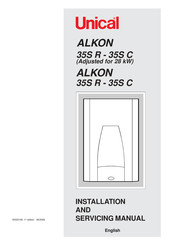 Unical ALKON 35S C Installation And Servicing Manual