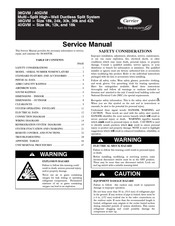 Carrier 40GVM-018 Service Manual