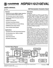 Harris HSP50110 User Manual
