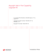 Keysight N5225BU- 617 Manual