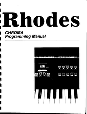 Rhodes CHROMA Programming Manual