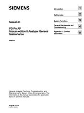Siemens Maxum II Manual