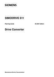 Siemens SIMODRIVE 611 Planning Manual