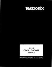 Tektronix 2213 Instruction Manual