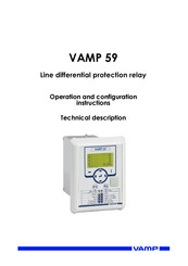 VAMP VAMP 59 Installation, Operation And Configuration Instructions