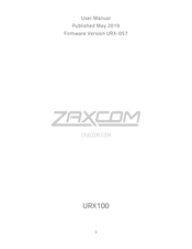 Zaxcom URX100 User Manual