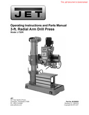 Jet J-720R Operating Instructions And Parts Manual