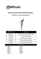 Whale RT3035B Installation And Operation Manual