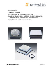 Sartorius IS150IGG-HX Operating Instructions Manual