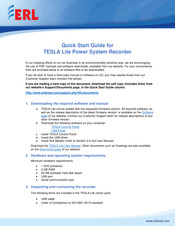 ERL tesla lite Quick Start Manual