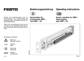 Festo HMP-25-...-SL Series Operating Instructions Manual