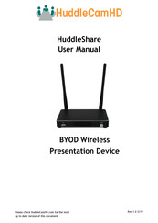 HuddleCamHD HuddleShare User Manual