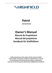 Highfield Patrol 600 Owner's Manual