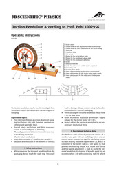 3b Scientific Physics 1002956 Manuals | ManualsLib