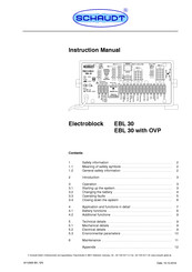 Schaudt Electroblock EBL 30 Instruction Manual