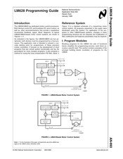 National Semiconductor LM628 Programming Manual