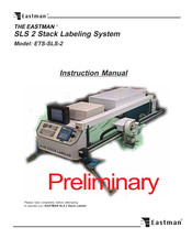 EASTMAN ETS-SLS-2 Instruction Manual