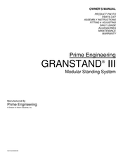 Prime Engineering GRANDSTAND III Owner's Manual
