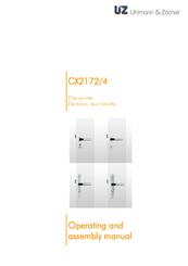 Uhlmann & Zacher CX2174 Operating And Assembly Manual