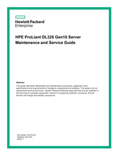 HPE ProLiant DL325 Maintenance And Service Manual