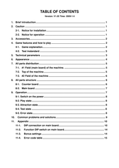 Homing TREASURE ISLAND Manual