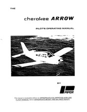 Piper Cherokee Arrow II PA-28R-200 1973 Pilots Operating Manual